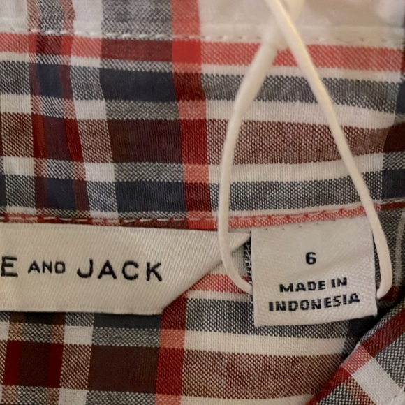 NWT- PLAID SHIRT by Janie and Jack Size 6 - Picture 8 of 10